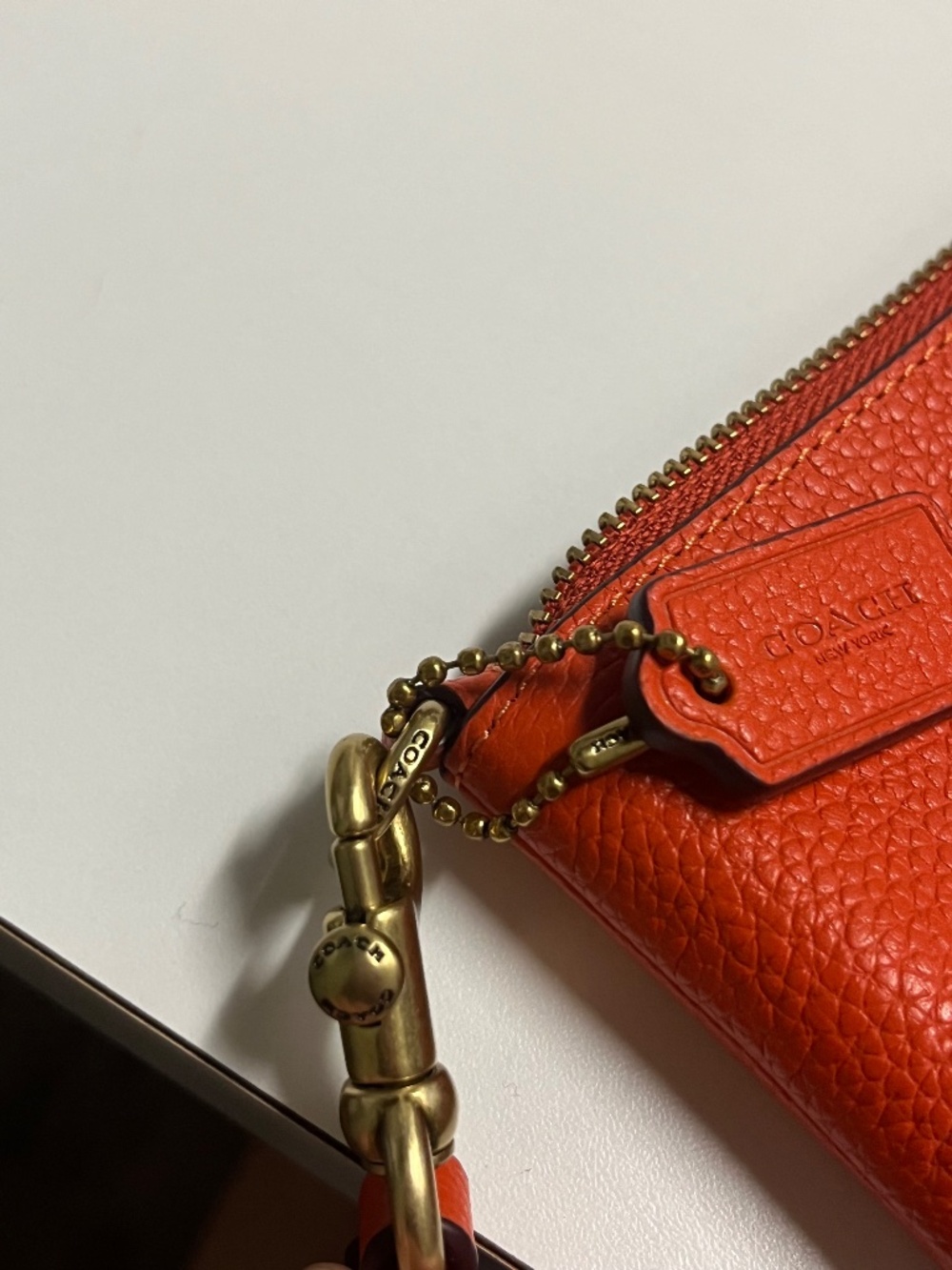 NWOT Coach leather wristlet - Picture 4 of 6